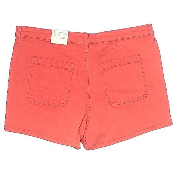 Universal Thread Shorts Womens 16 coral jeans stretch Denim High Rise casual New - Picture 2 of 6